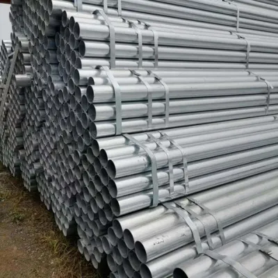 Materiale da costruzione DIP caldo ASTM A36 S235JR S355JR SS400 rettangolare Tubo quadrato lubrificato Gi zincato acciaio zincato