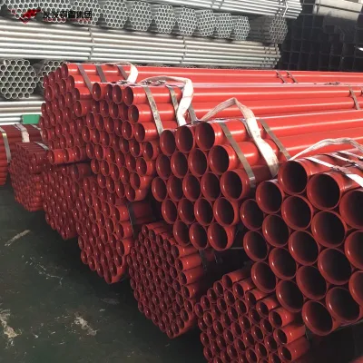 Tubo sprinkler ASTM A795 Sch10 Sch40 per protezione antincendio
