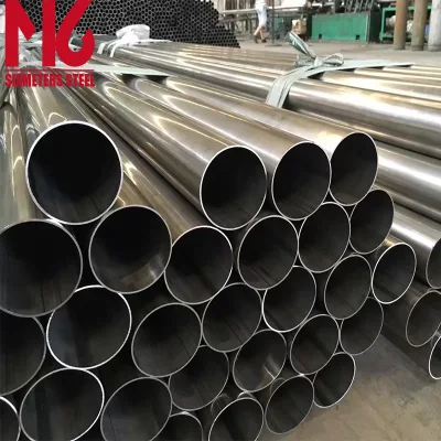 Tubo in acciaio saldato Sch40 Sch60 quadrato in acciaio zincato a caldo DIP Tubo Prezzo fabbrica 304/304L/316/316L laminato a freddo 2b Ba 8