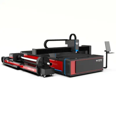 Prezzo di fabbrica 1313 3015 2030 tubo per macchina da taglio laser in fibra Con taglierina laser in fibra CNC da 1 kw/1,5 kw/2 kw/3 kw per tubi in acciaio/tubi/metallo Foglio