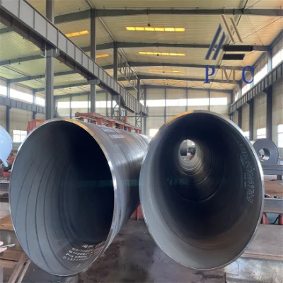 Q235B API 5L acciaio al carbonio grado B SCH standard SSAW Tubi in acciaio saldati a spirale e tubi per la trasmissione di acqua/gas/olio