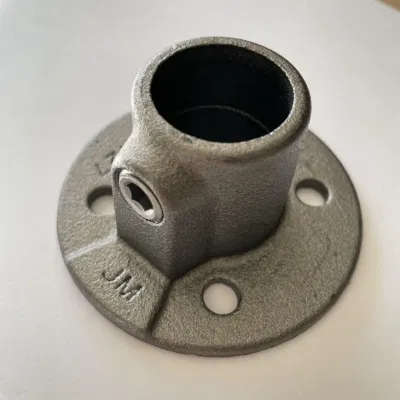 Ringhiera base flangia ghisa 1-1/2&quot; raccordo tubo strutturale