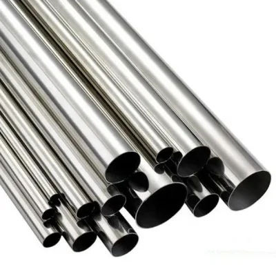 Tubo in acciaio inox AISI laminato a caldo Tp201 ASTM SUS304L S316L Caldaia senza cuciture rotonda con superficie lucidata 06cr18ni9 Sch20 inox saldata Tubo
