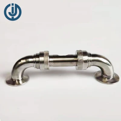Misuratore di livello liquido con tubo in vetro anticorrosione personalizzato in acciaio inox con Display