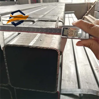 Cina Structural SHS/RHS Square/rettangolare acciaio dolce laminato a caldo/trafilato senza saldatura a freddo Tubo ERW saldato/S235JR Sch40 Sch80 Sezione cava ricotta nera Tubo