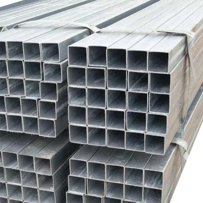 Q195 S195 A53 tubo quadrato cinese grado a/da 1X1 a 25X25 Pollici Gi ferro quadrato e tubo rettangolare galvanizzato MS quadrato Tubo in acciaio