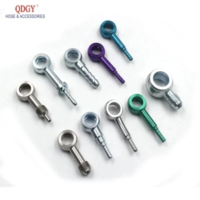 Fissaggio durezza 12mm Foro 12mm spessore 22mm 3/8 dimensioni tubo Brasatura sul tubo flessibile del combustibile in acciaio inox Schema di raccordo a testa cava