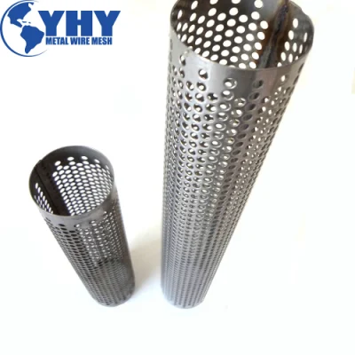 Tubo in metallo perforato in acciaio zincato perforato