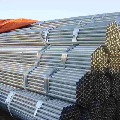 Tubo in acciaio rotondo zincato a caldo DIP / pretubo Gi Tubo in acciaio zincato tubo galvanizzato per edilizia