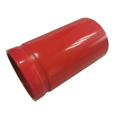 Tubo in acciaio verniciato nero con estremità a gola da 1/2&quot;-8&quot;