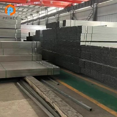 Prezzo tubo rettangolare tubo acciaio zincato per Carports