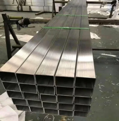 Acciaio al carbonio inossidabile dolce alluminio rame ottone lega monel Inconel Tubo di tubazione quadrato e rettangolare in acciaio