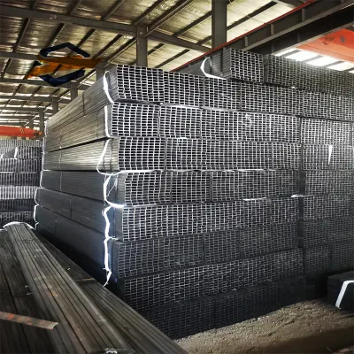 Cina Structural SHS/RHS Square/rettangolare acciaio dolce laminato a caldo/trafilato senza saldatura a freddo Tubo ERW saldato/S235JR Sch40 Sch80 Sezione cava ricotta nera Tubo