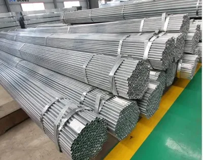Tubo quadrato zincato 75X75, tubo quadrato e rettangolare zincato ASTM A53, sezioni cave in acciaio zincato a caldo