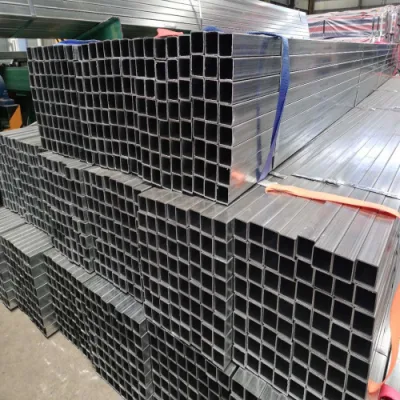 Sezioni strutturali tubi e tubi in acciaio al carbonio galvanizzato quadrato