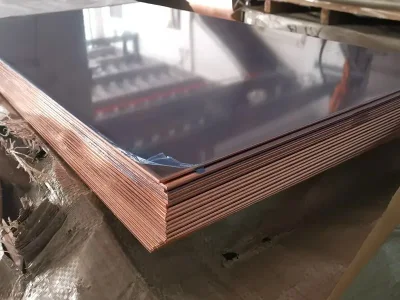 Cina Produttore fabbrica all&prime;ingrosso ottone puro rame piastra / tubo di cilindro rosso Oro per decorazione