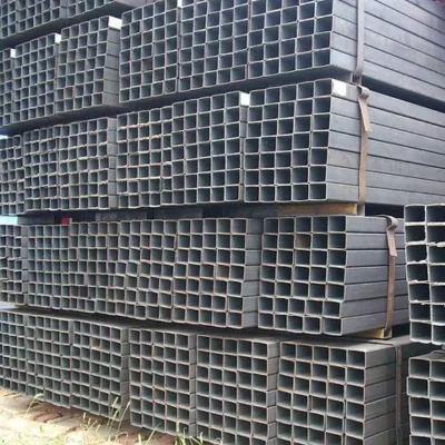 Tubo in acciaio quadrato nero senza cuciture quadrato nero Cina in acciaio ricotto quadrato Tubo rettangolare a sezione cava a basso tenore di carbonio