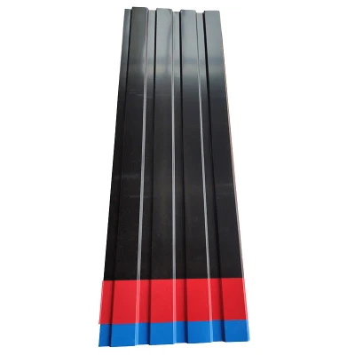 12 FOGLI colorati corrugati per tetti profili piastrellate in metallo zincato Piastra in acciaio Roofett foglio moderno rivestimento Carport