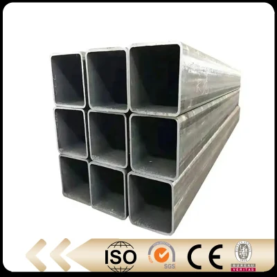 Metallo saldato al carbonio neutro ferro nero sezione cava rettangolare e. Tubo quadrato in acciaio Q235B 200X200 tubo quadrato