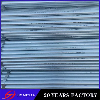 25 mm 42 mm 60 mm 89 mm 114 mm acciaio pre-galvanizzato forma rotonda cava Sezione tubo Gi tubi strutturali