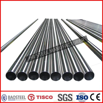 Inox 321 309S 310S 410 420 430 laminato a caldo Tubo in acciaio inox saldato senza saldatura A240m rotondo quadrato in metallo rettangolare Tubo SS 201 304 304L 316L lucidato