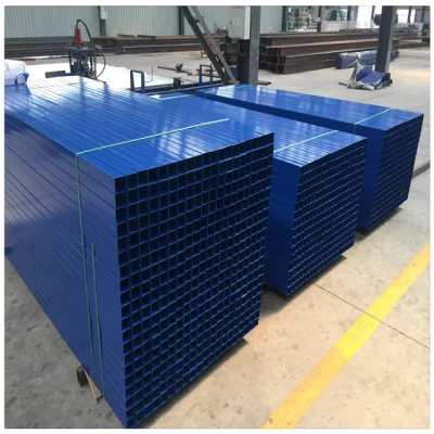 ST084 OEM Stk400/STK500 tubi corrugati quadrati in acciaio zincato tubo ferro tubo rettangolare tubo metallico
