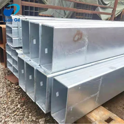 Fornitore di tubi in acciaio e ferro quadrati galvanizzati ERW SHS MS Sezione cava quadrata