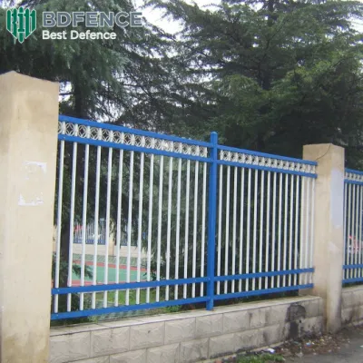Dimensioni personalizzate acciaio decorazione tubolare recinzione Ornamental Industrial Garden composito Recinto garrison