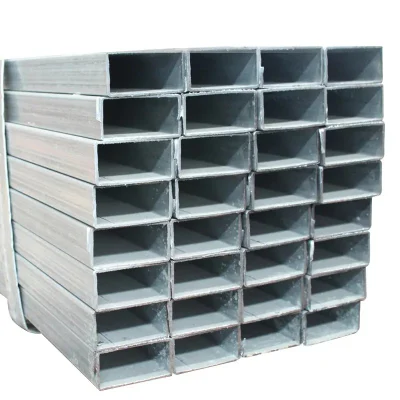 GI 20x20mm e 200x200mm tubo metallo Fence Post acciaio zincato Tubo quadrato