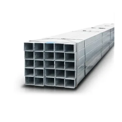 2.5&quot;X2,5&quot; 50 X 50 acciaio quadrato zincato a caldo perforato Tubo con accessori per tubi Carports