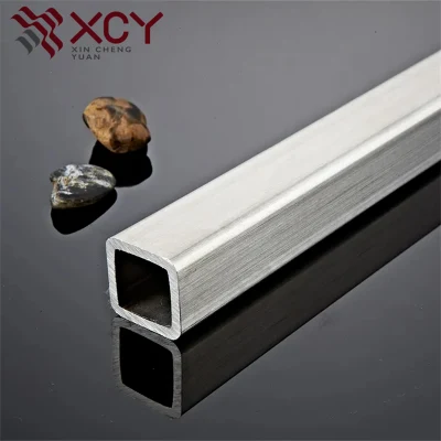 Tubi senza saldatura tubi quadrati in acciaio inox saldati ASTM ERW 25*13mm Serie 304 300 per decorazioni
