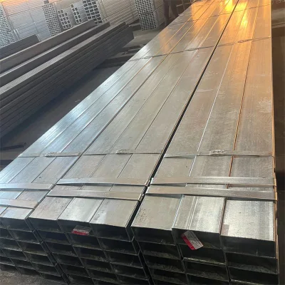 Prezzo basso alta qualità 40X60 zincato tubo rettangolare in acciaio quadrato Tubo in acciaio strutturale tubo quadrato