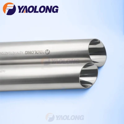 Tubo sanitario in acciaio inox con giunto Tp316 per concentratore evaporatore