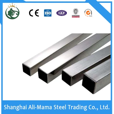 Tubo quadrato perno in acciaio zincato perforato tubo quadrato pre-galvanizzato Spessore 3 mm zincato quadrato Tu