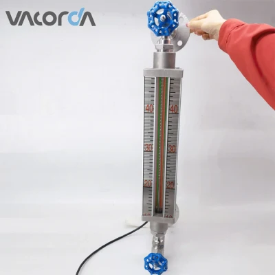 Misuratore di livello a tubo al quarzo per applicazioni ad alta temperatura, alta pressione e a prova di esplosione