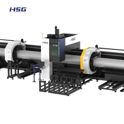 Macchina per taglio laser a tubo HSG 12000-20000W alimentazione singola Tubo 4000 kg