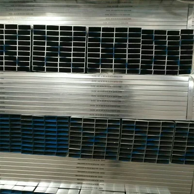 Fornitura di produzione MS ASTM Standard rivestimento di zinco per mobili grado quadrato Tubo in acciaio