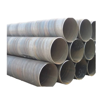 ASTM A106 A36 A53 acciaio al carbonio nero, saldato a spirale Rettangolo quadrato rotondo tubo SSAW Sawl API 5L CS ERW Tubo in acciaio saldato