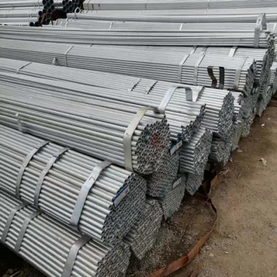 Materiale da costruzione DIP caldo ASTM A36 S235JR S355JR SS400 rettangolare Tubo quadrato lubrificato Gi zincato acciaio zincato