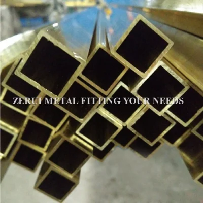 Tubo in ottone solido decorativo quadrato da 3/4&quot;X3/4&quot;X1,5 mm