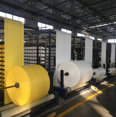 Cina fabbrica Produttore tubolare tessuto foglio tessuto rotolo PP tessuto Tessuto laminato per sacco in tessuto PP Big Bag