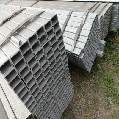 Fabbrica Cina 10 n. 20 profili in acciaio dolce sezione quadrata zincata Tubo metallico