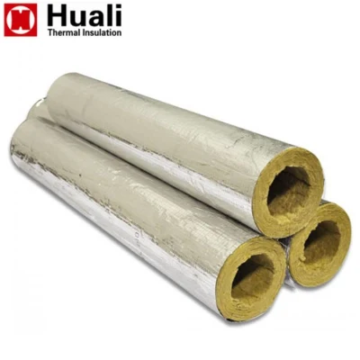 Isolamento acustico calore e freddo tubo di lana di roccia per Tubi in acciaio Insulationpopular3 acquirenti