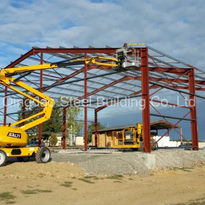 H struttura in acciaio con travi costruzione in acciaio prefabbricata costruzione di uffici/magazzini per officine