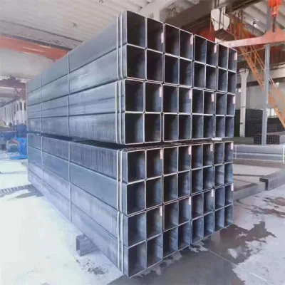 Sezioni strutturali tubi acciaio al carbonio galvanizzato quadrato tubi tubi tubi acciaio tubo Tubo quadrato galvanizzato di alta qualità