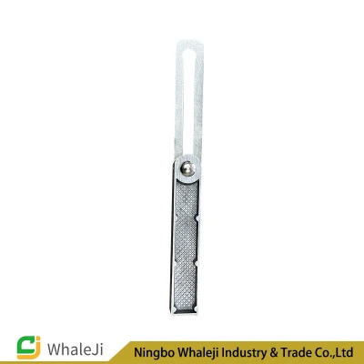 Righello quadrato flessibile ad angolo in alluminio e acciaio - 8 pollici