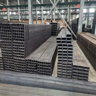 Tubo rettangolare in acciaio nero Factory Direct senza saldatura in metallo/carbonio Tubo quadrato
