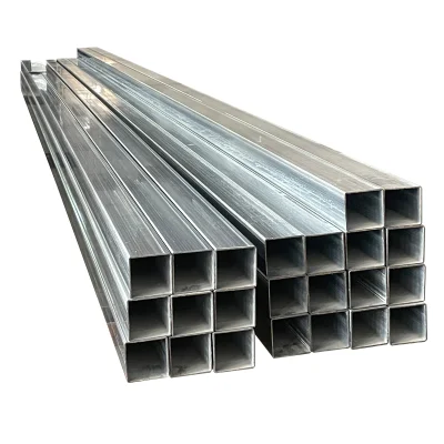 Tubo in acciaio pre-galvanizzato HDG Gi saldato in acciaio al carbonio Tubo in acciaio quadrato zincato a caldo DIP per costruzioni