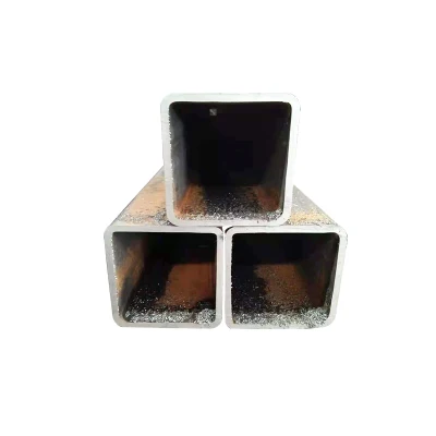 20*20 tubo quadrato nero acciaio zincato tubo ferro tubo rettangolare Prezzo per i porti