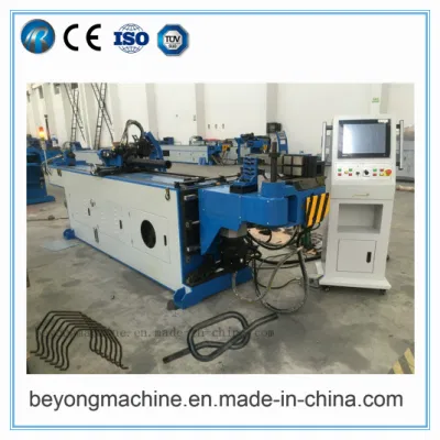 Macchina per la piegatura di tubi CNC 3D idraulica, barra a ruote completamente automatica di tubi e tubi CNC per rame, acciaio per colorazione, alluminio, acciaio al carbonio, lega per by-Sb-50CNC